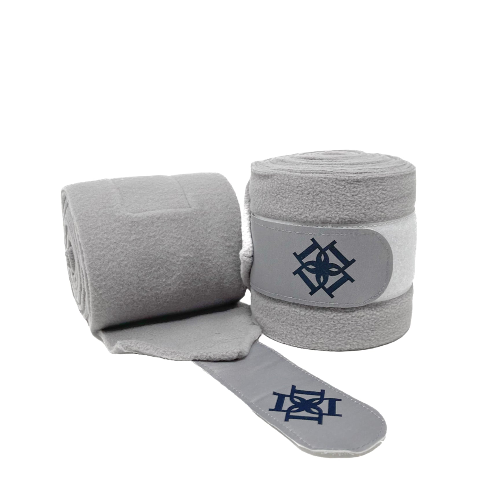 Dapple Equestrian set of 4 Arctic Silver Fleece Bandages