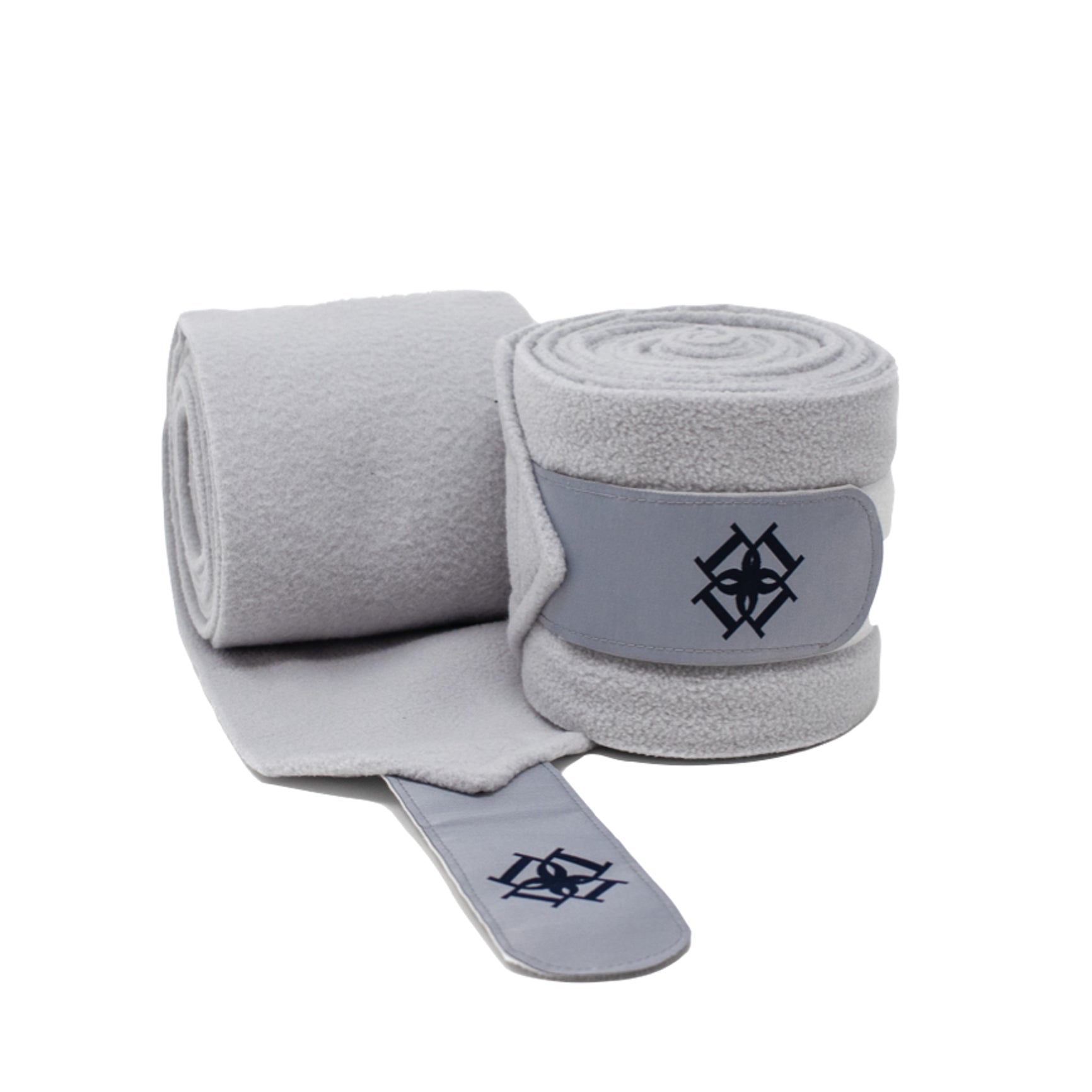 Dapple Equestrian set of 4 Arctic Silver Fleece Bandages