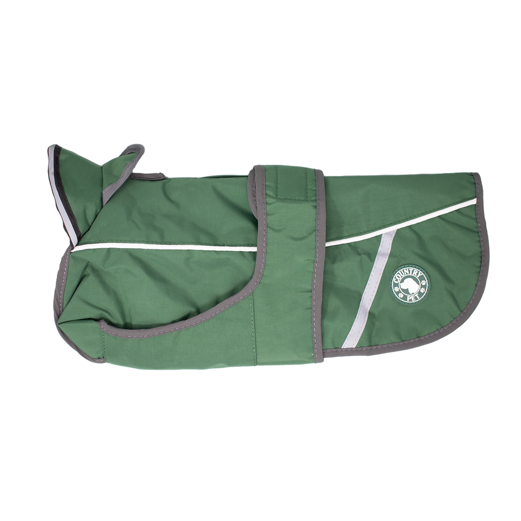 Green Waterproof Dog Coat