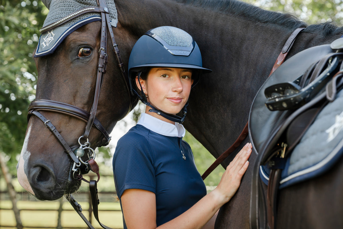 Grey Melange Jump Saddle Pad