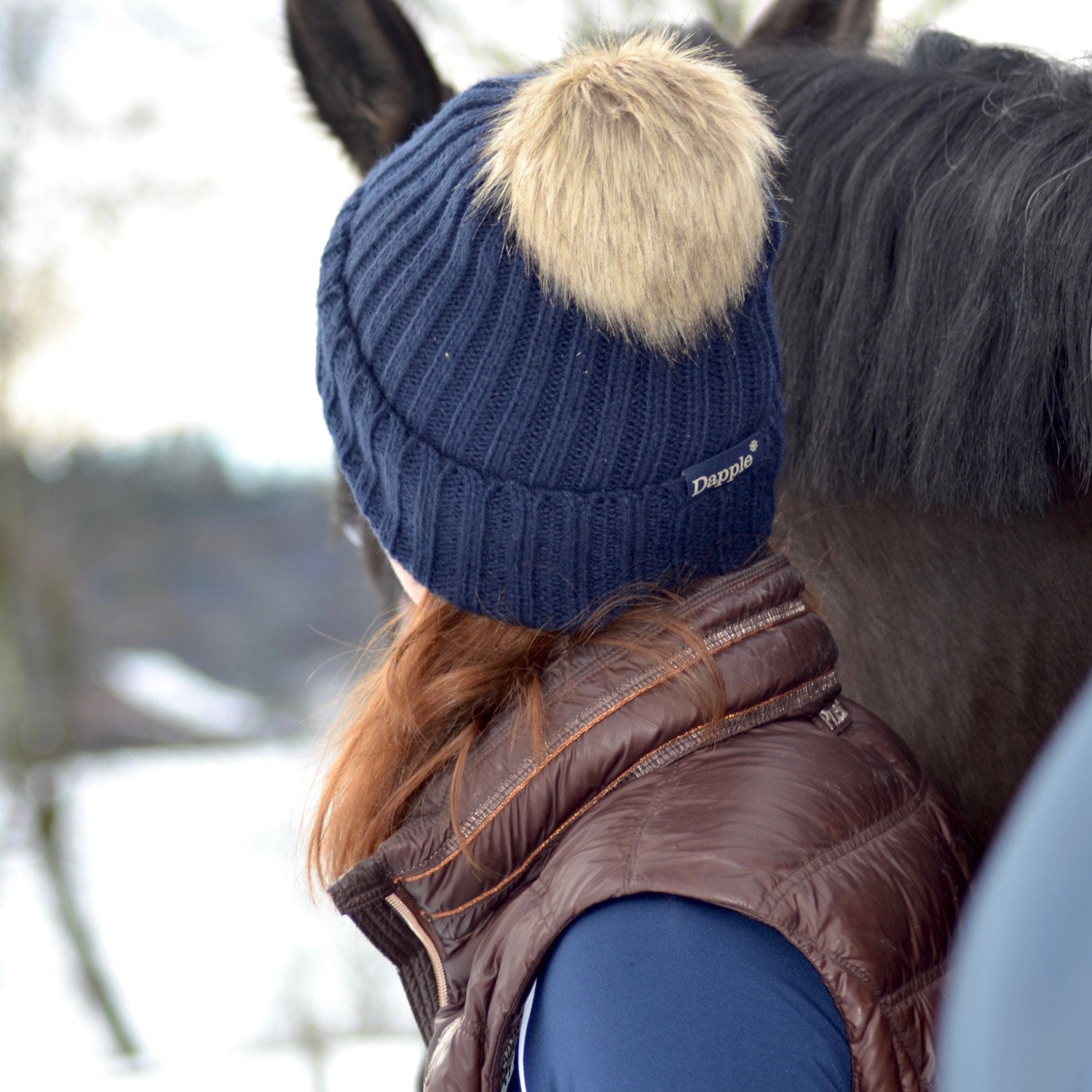 Dapple Bobble Beanie Hat