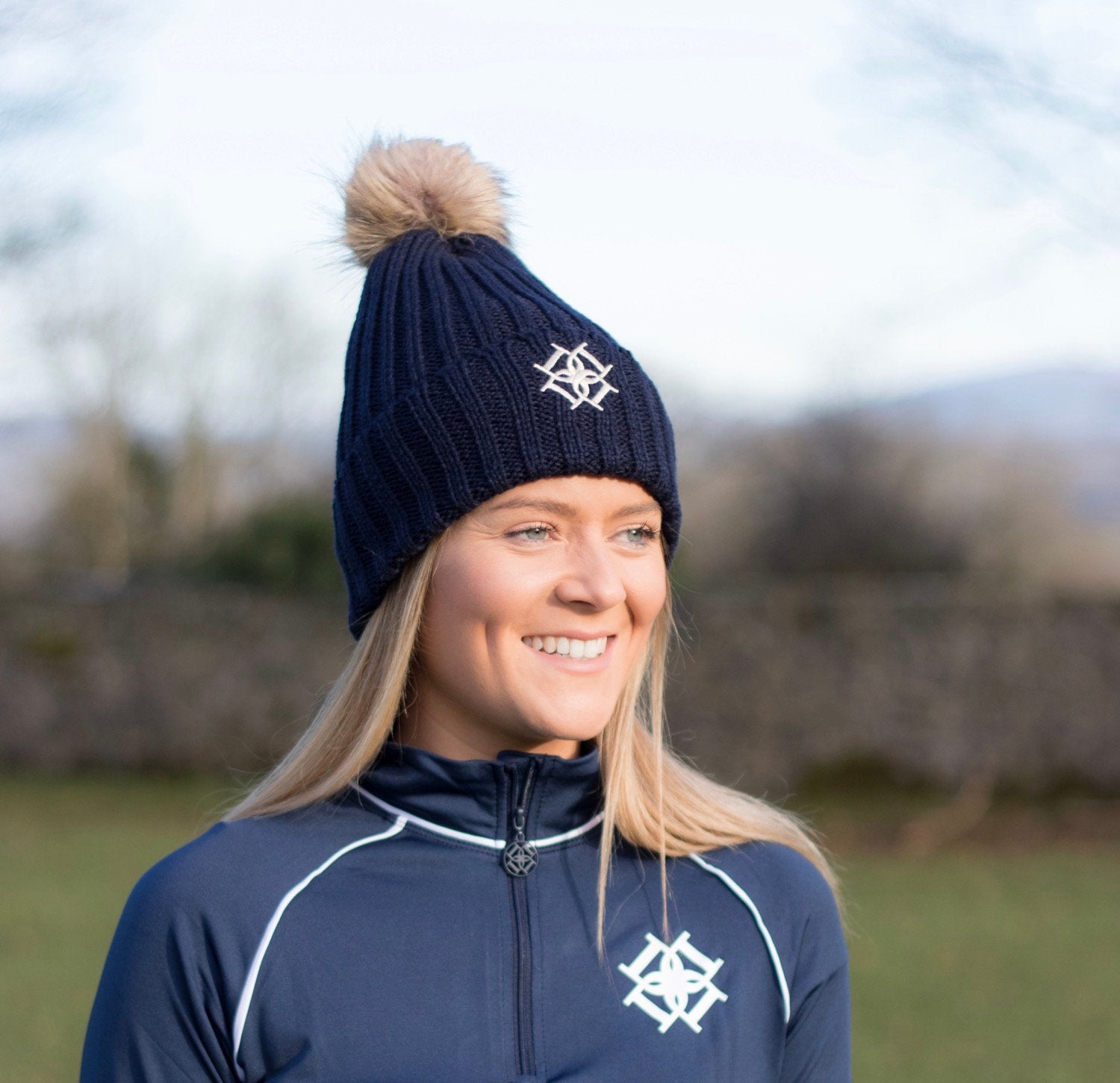 Dapple Bobble Beanie Hat