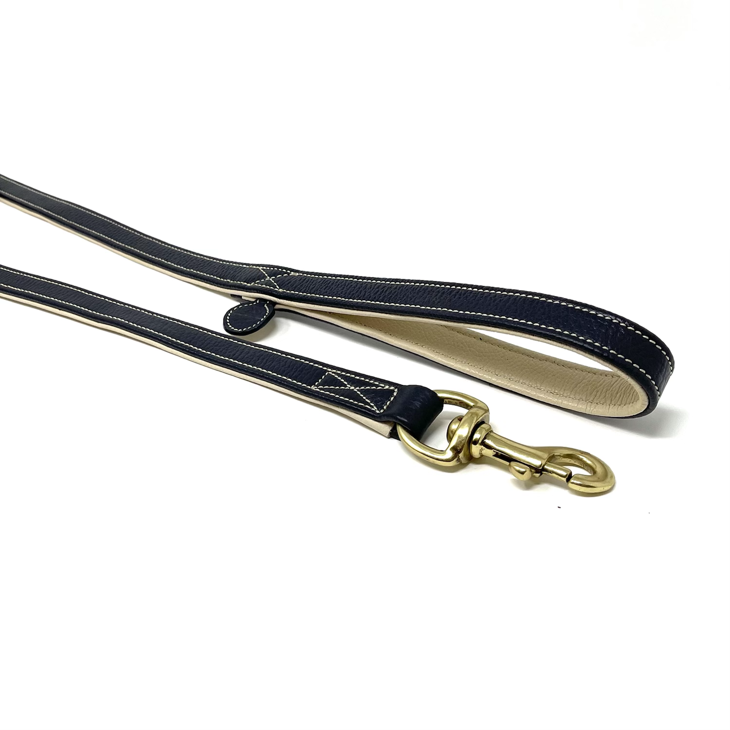 Dapple Equestrian Navy Dog Lead