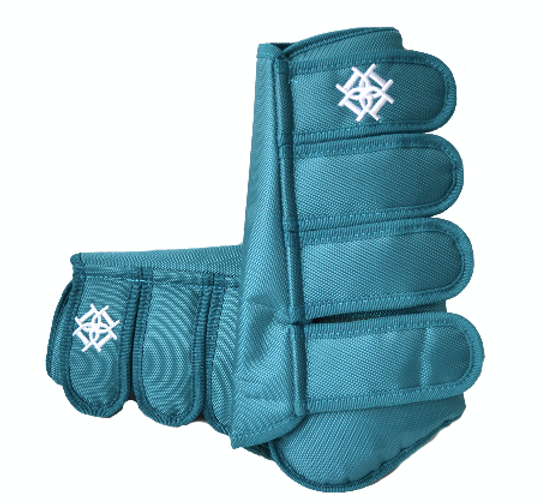 Dapple Equestrian Teal Horse Boots