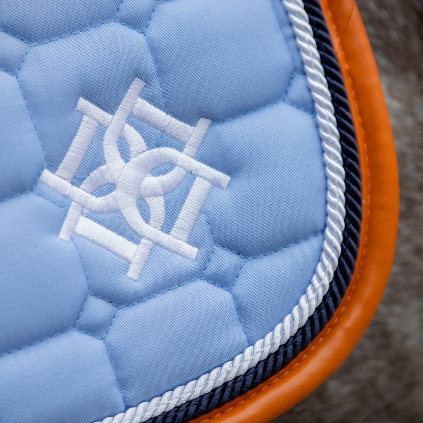 Dapple Sky Blue Dressage Saddle Pad