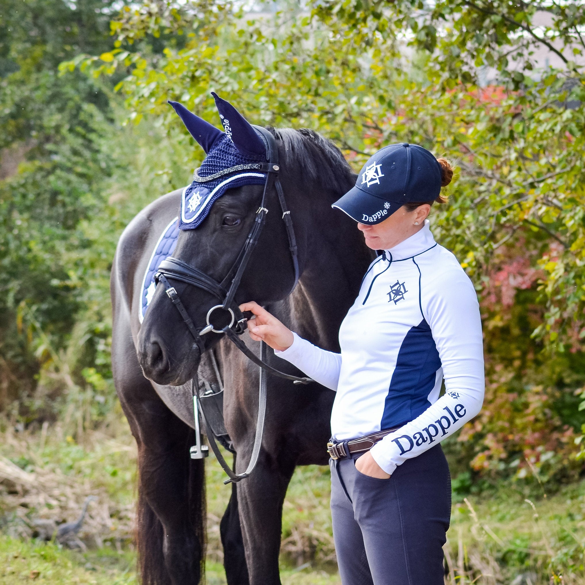 Dapple Equestrian White Baselayer