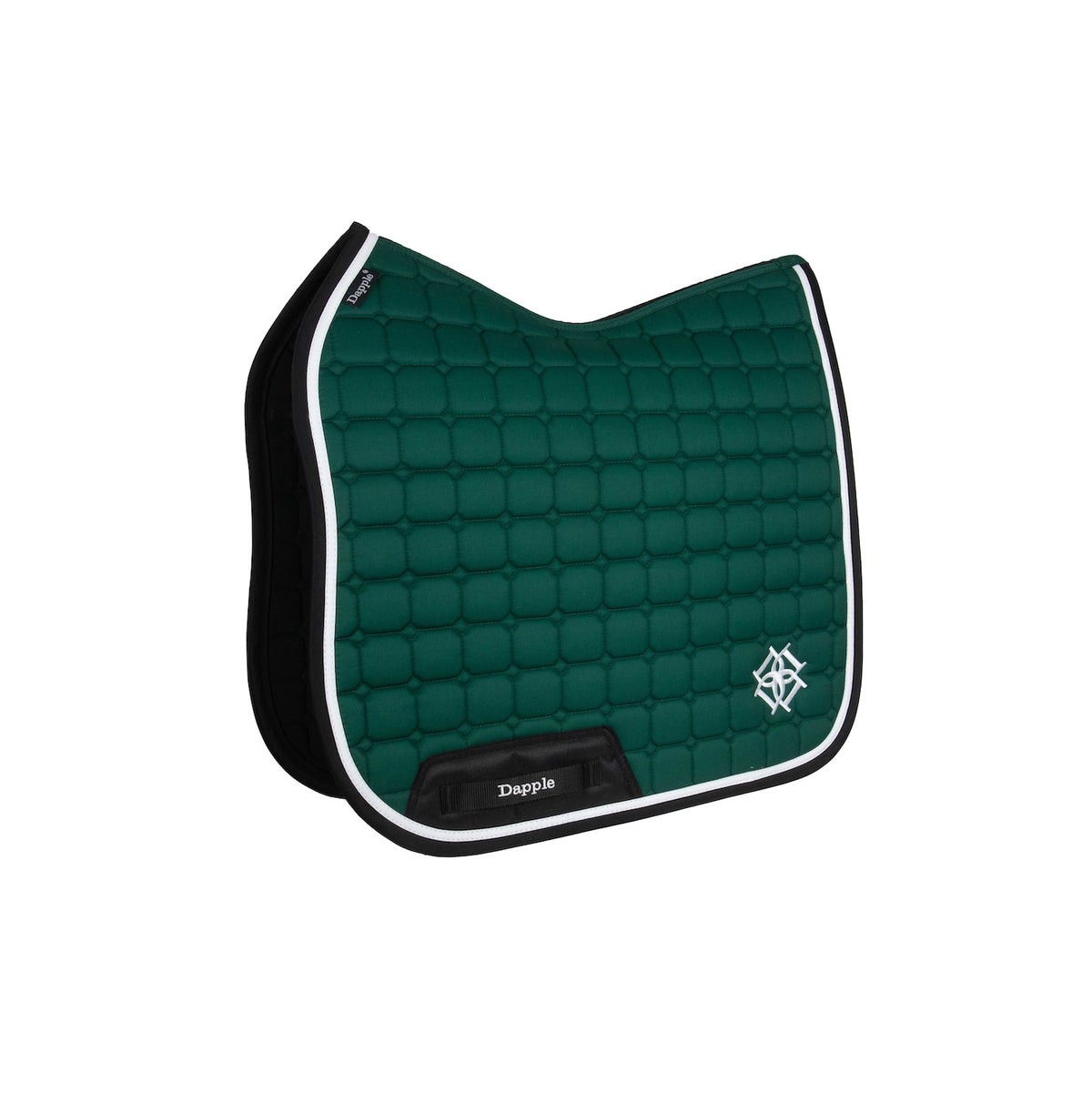 Green, Black & White Dressage Saddle Pad