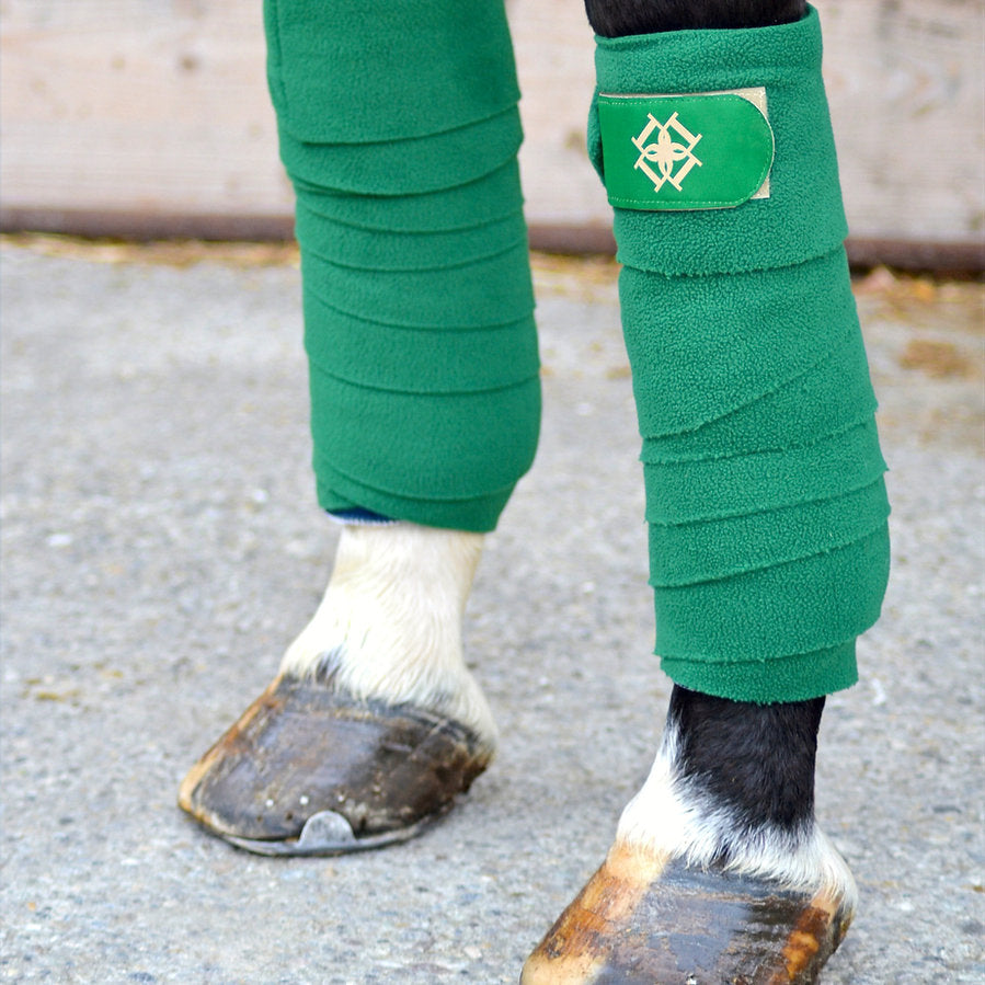 Irish Green Fleece Bandages
