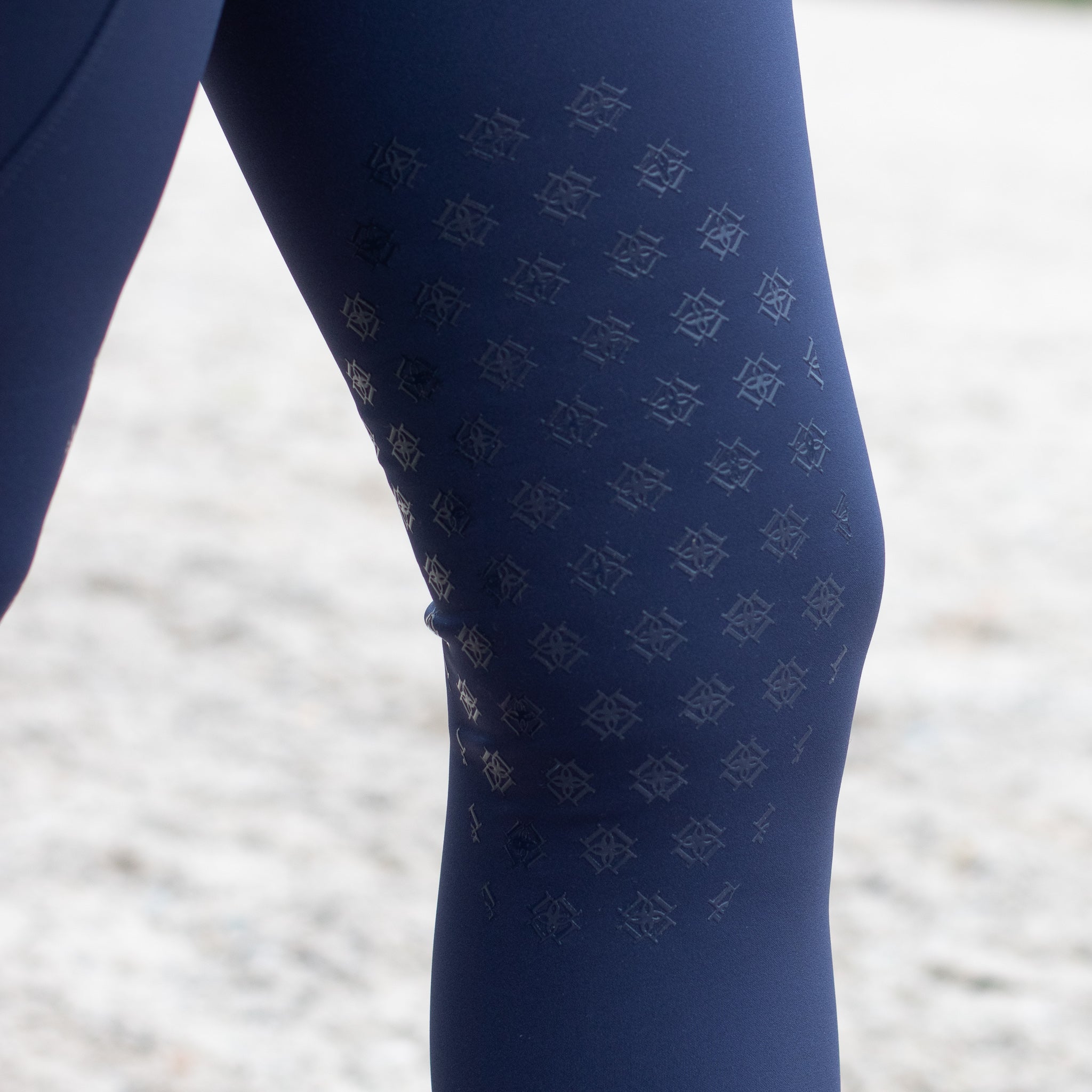 Navy Compression Riding Leggings