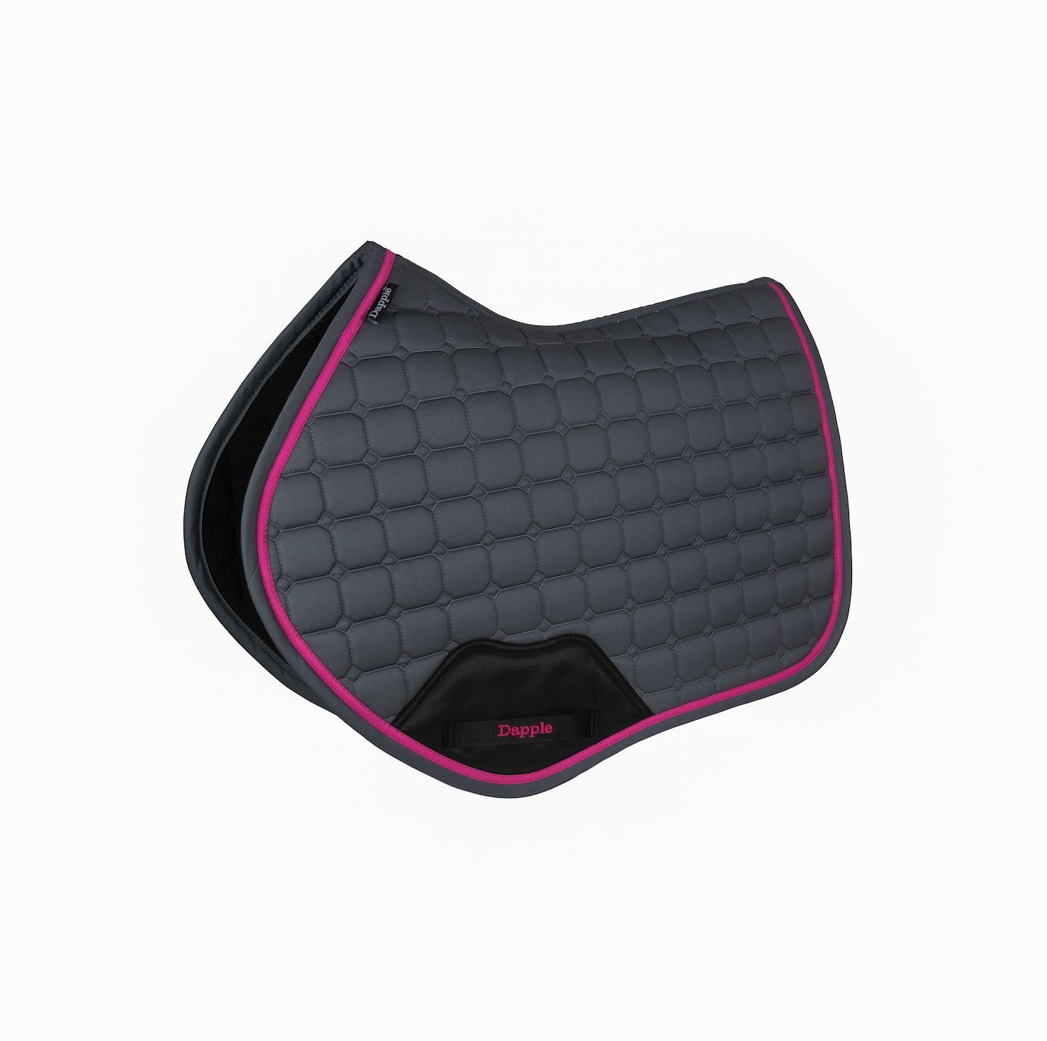 Dapple Grey & Fuchsia Close Contact Saddle Pad