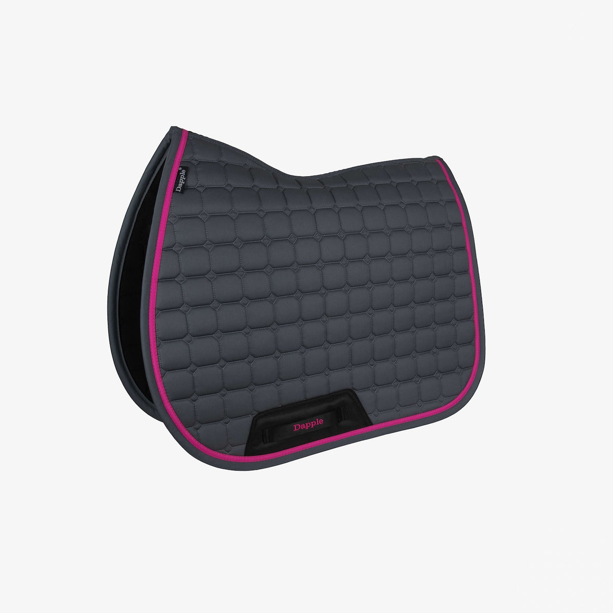 Grey & Fuchsia Saddle Pad