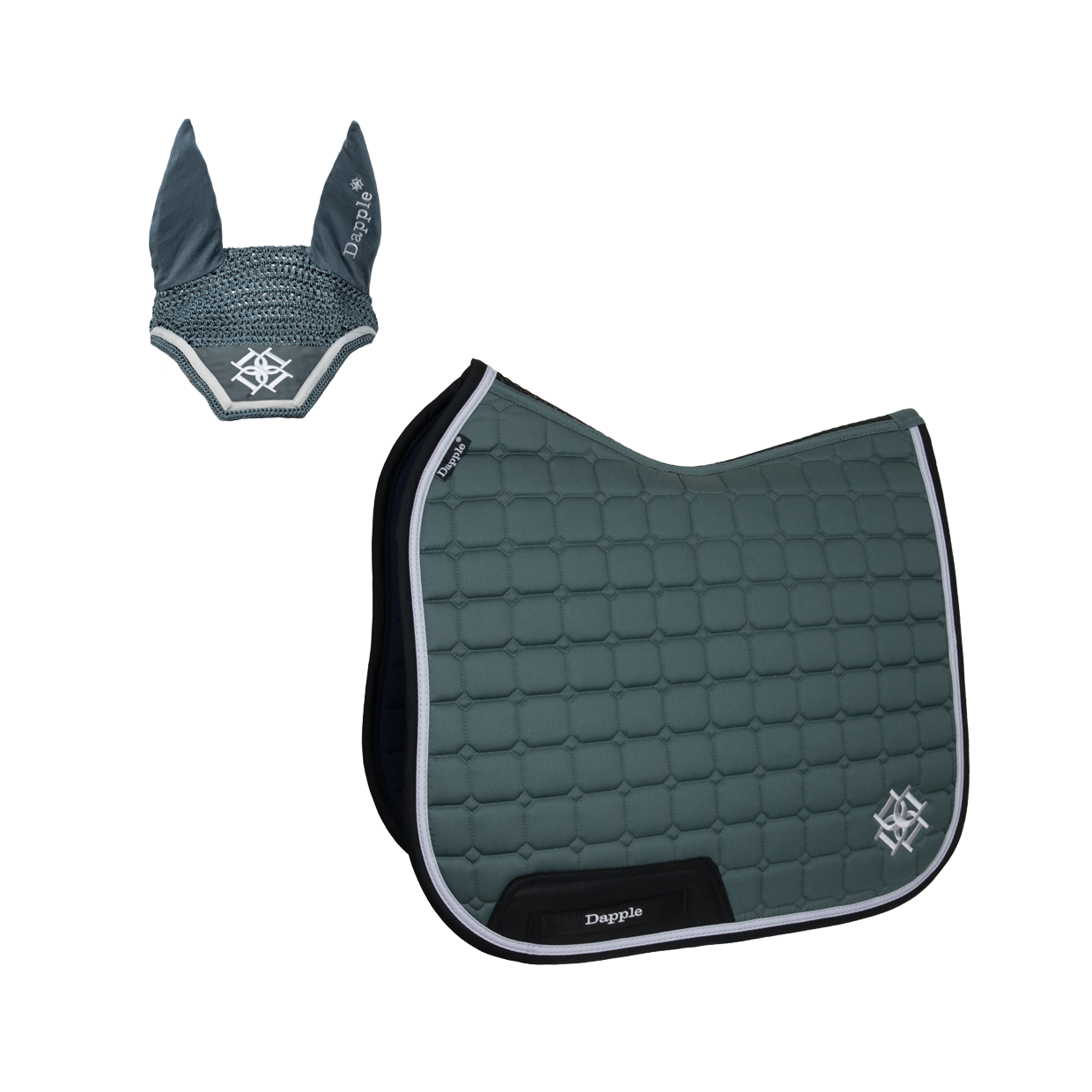 Pine Saddle Pad and Fly Veil Set