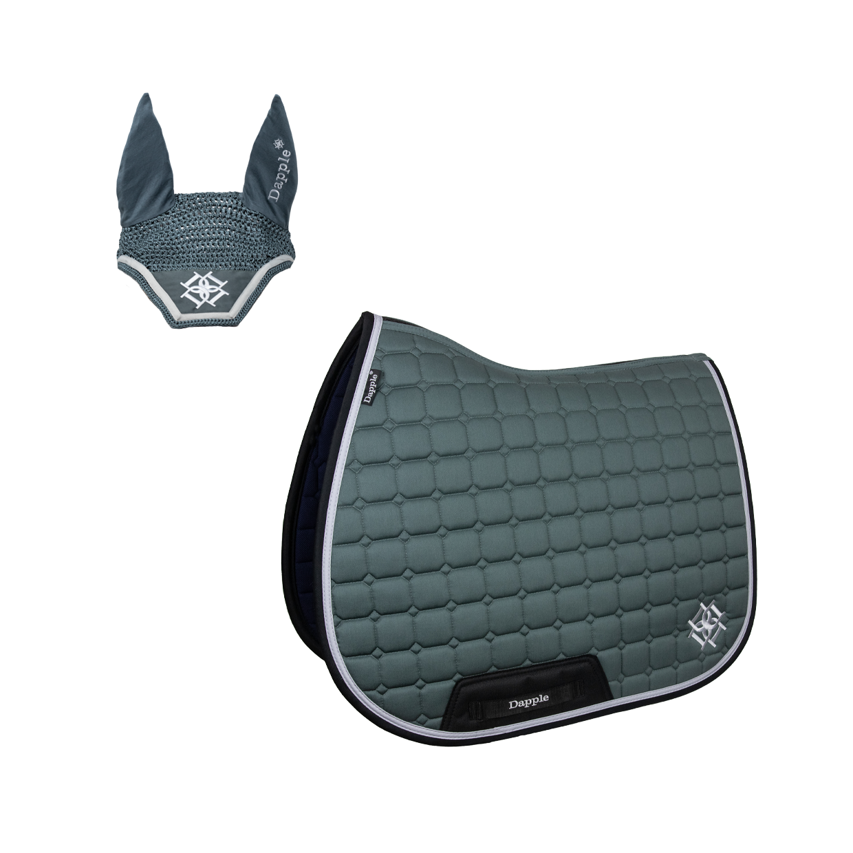 Pine Saddle Pad and Fly Veil Set