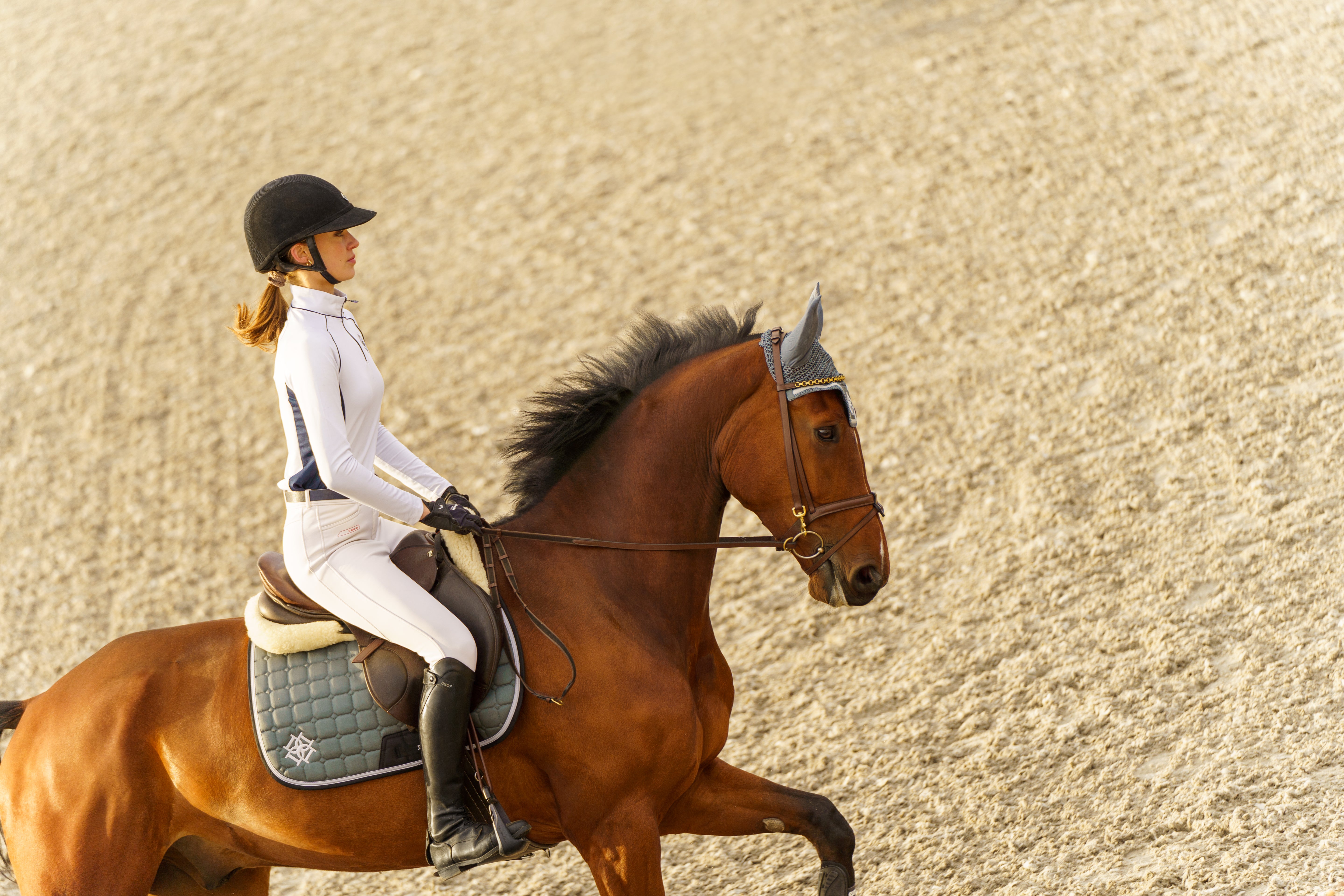 Pine Saddle Pad & Fly Veil