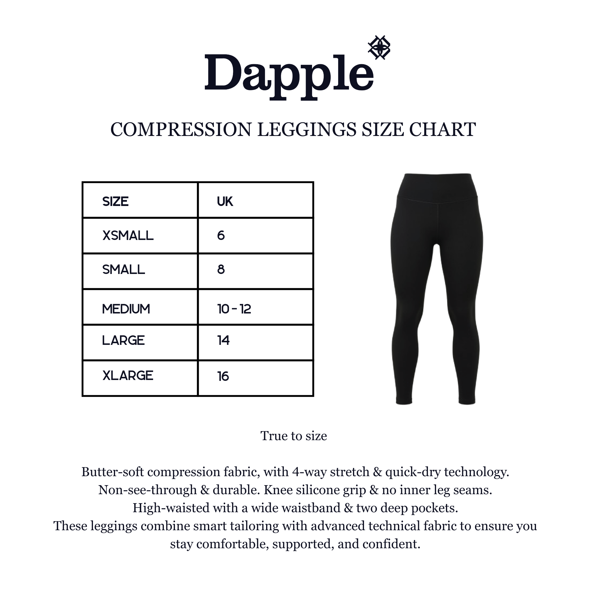 Navy Compression Shaper Riding Leggings