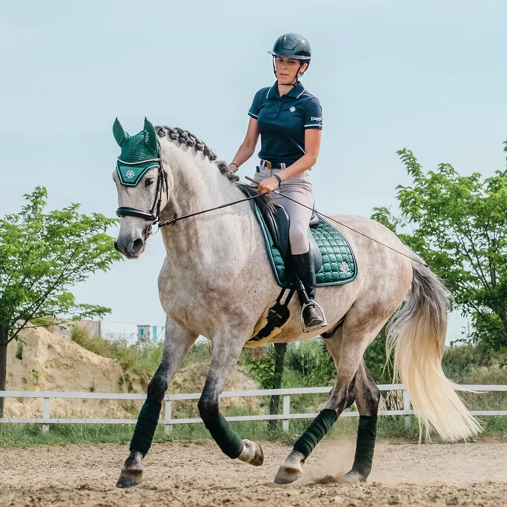 Dapple Equestrian Emerald Green Dressage Saddle Pad