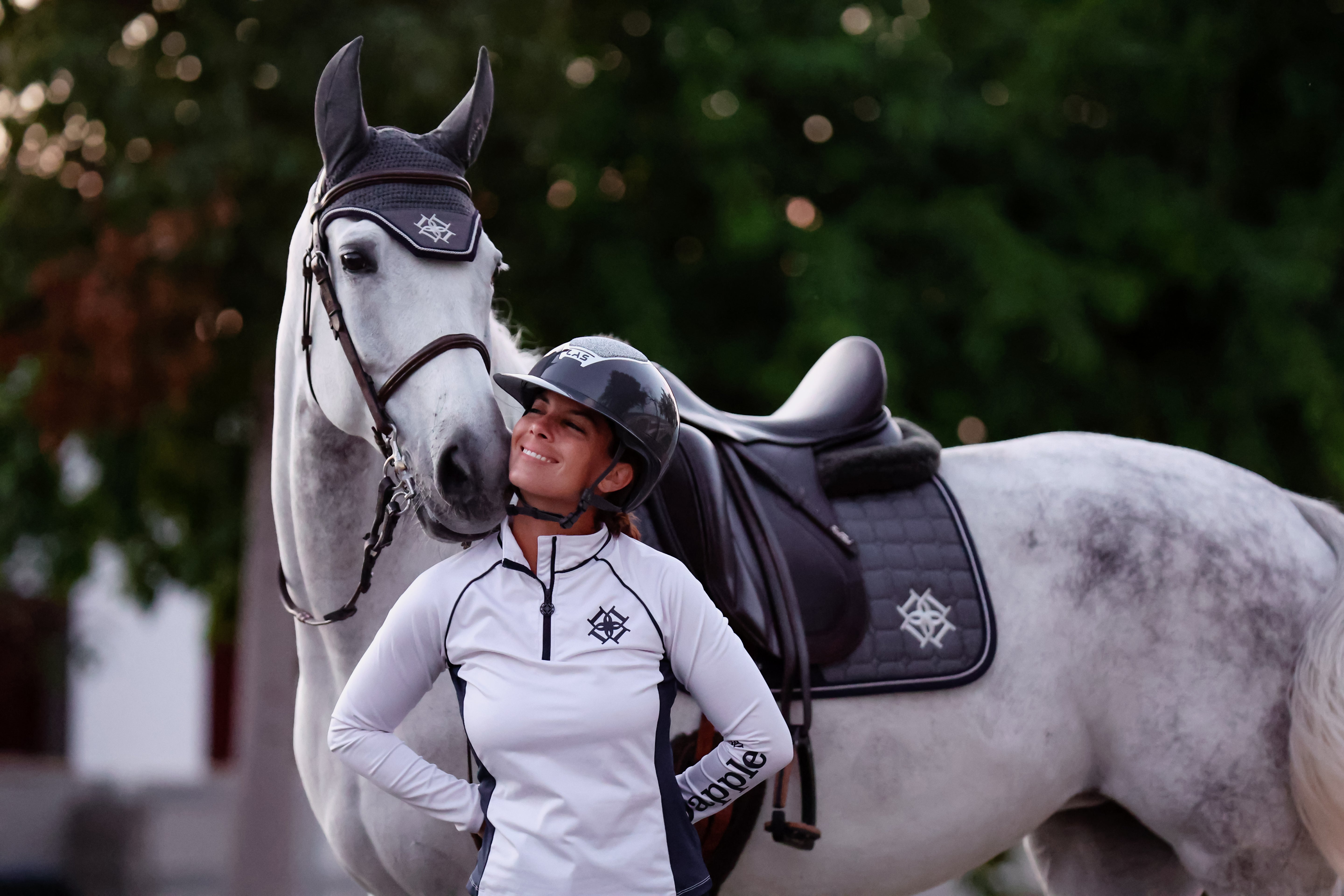Dapple Equestrian Grey Melange Set