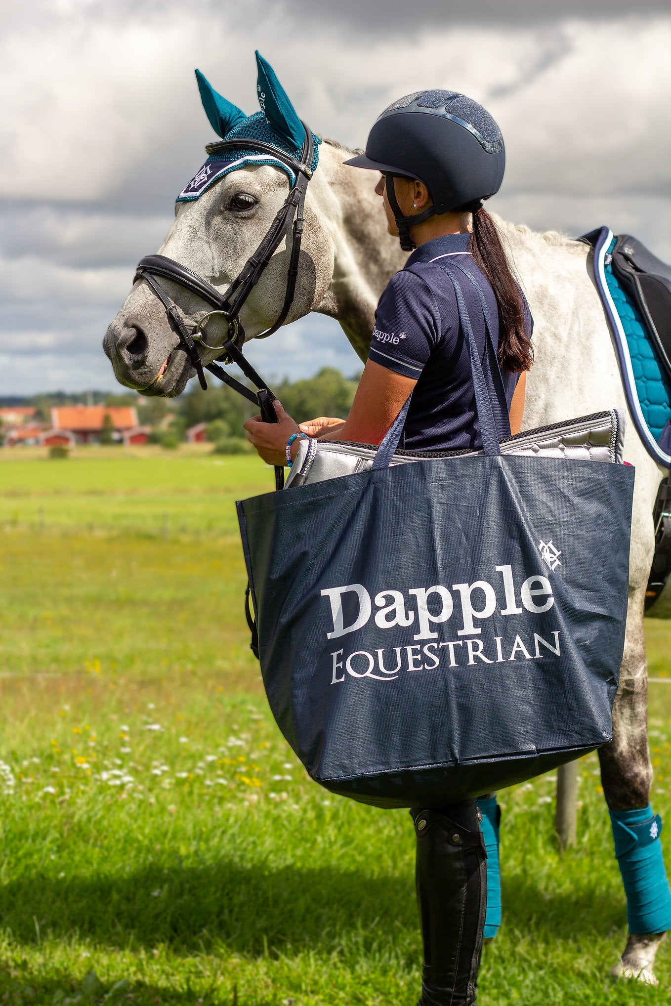 Dapple Equestrian Saddle Pad Carrier Bag