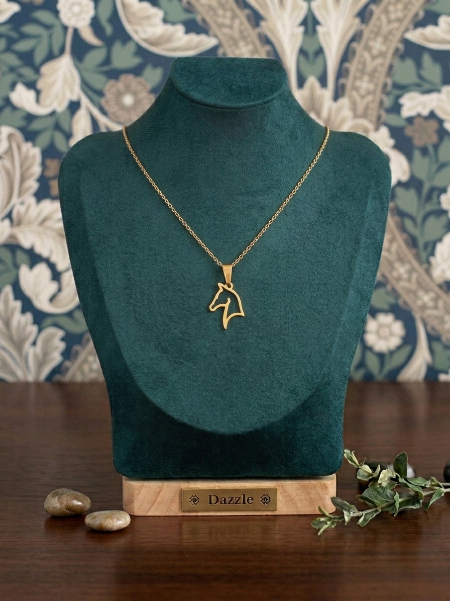 Dazzle Horsehead Necklace