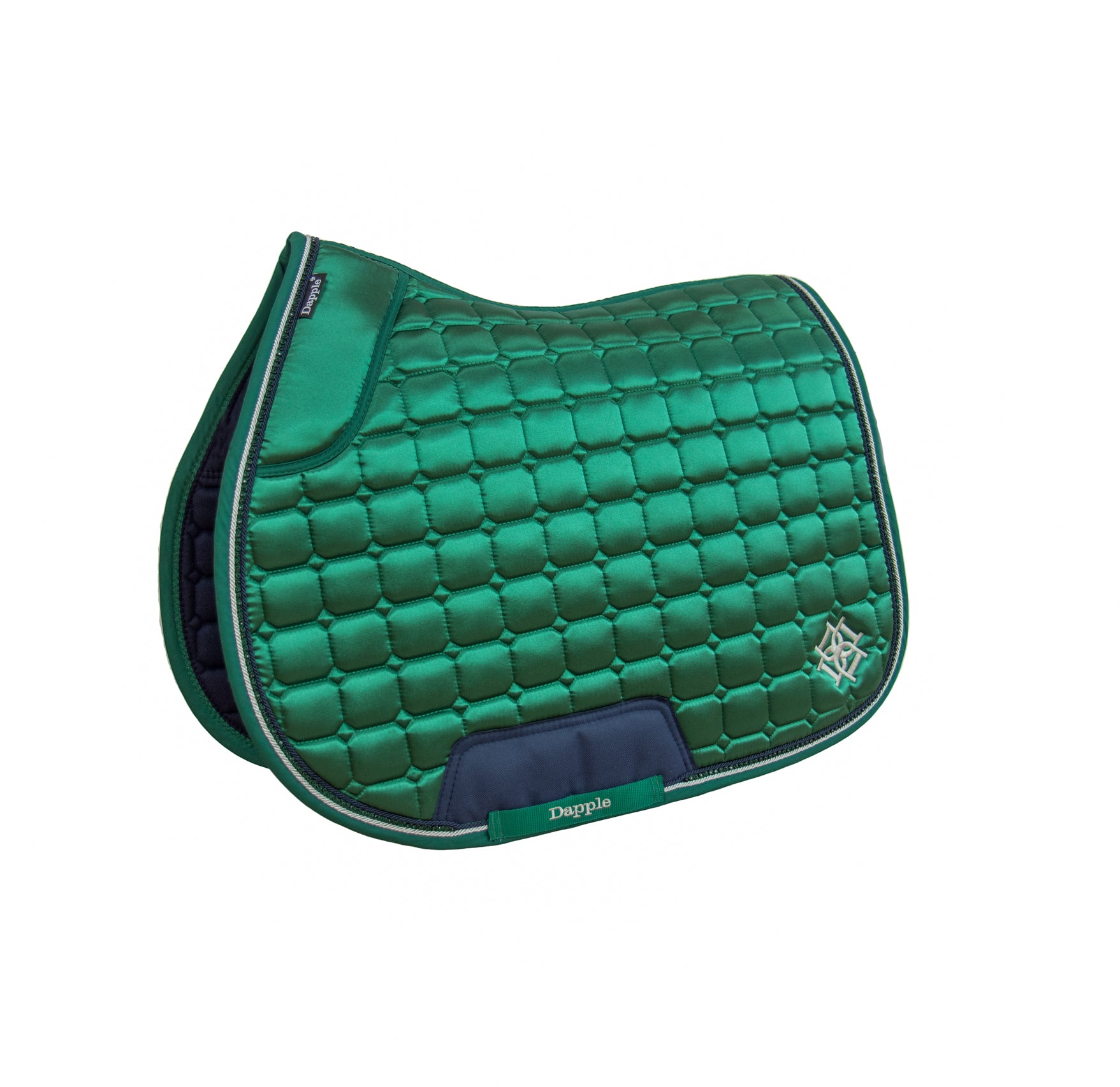 Emerald Green Diamanté Jump Saddle Pad 