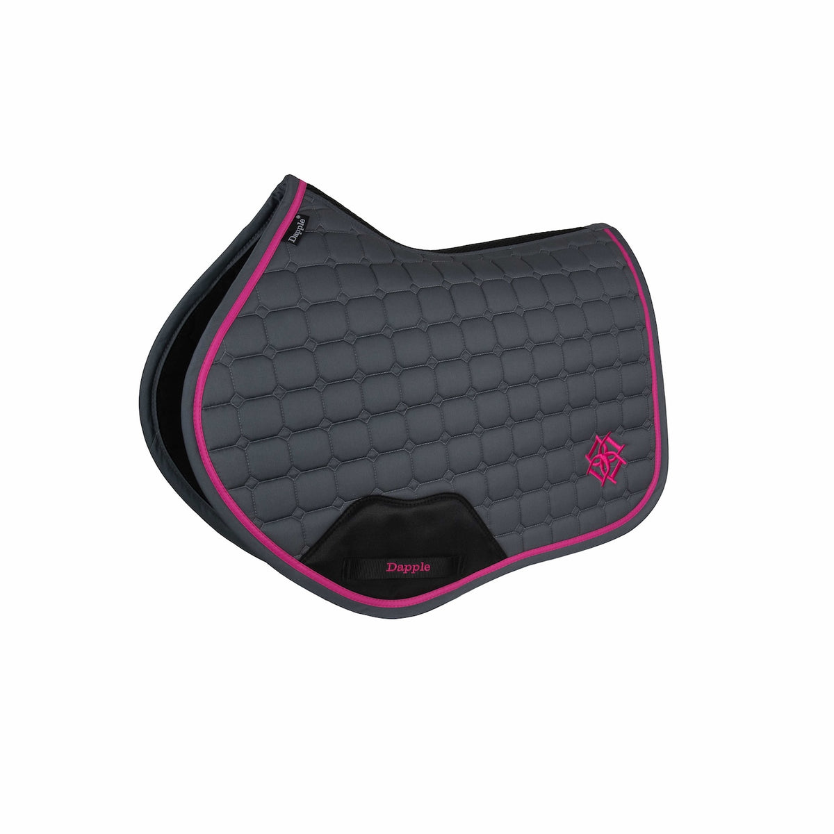 Dapple Grey & Fuchsia Close Contact Saddle Pad