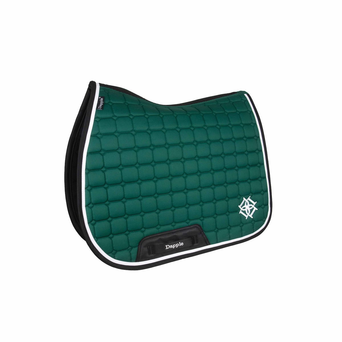 Green, Black & White Saddle Pad GP/Jump