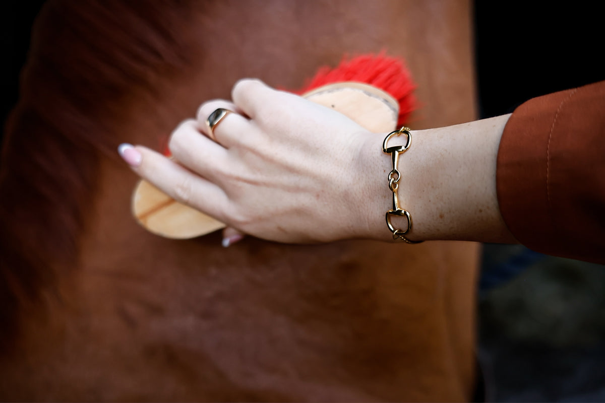 Dazzle Eggbutt Chain Bracelet