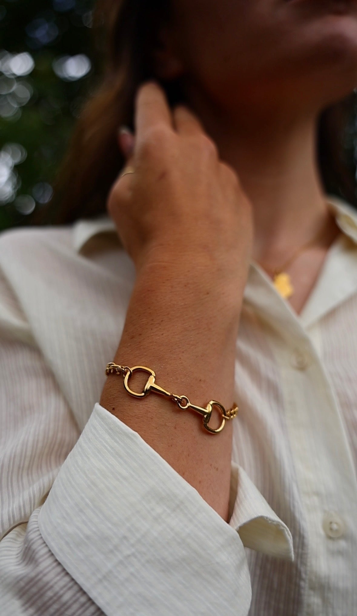 Dazzle Eggbut Cuban Bracelet