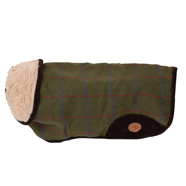 Luxury Tweed Dog Coat product shot