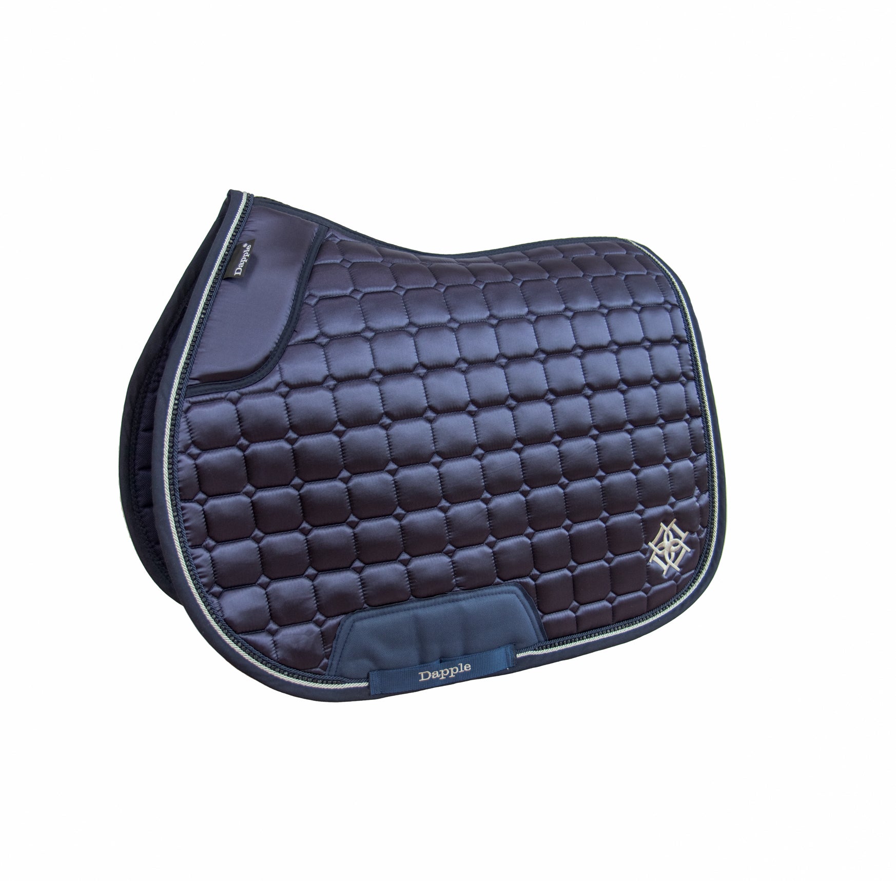 Oxford Blue Diamanté Jump Saddle Pad 
