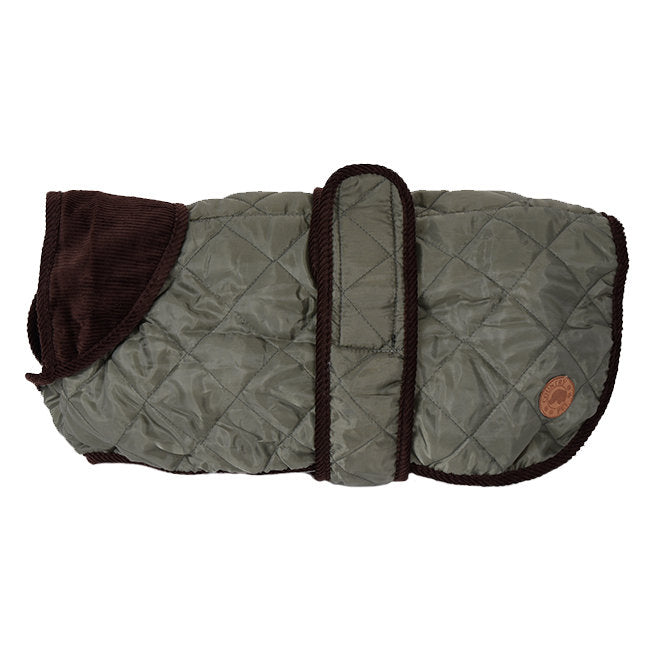 Product Image of green Country Pet quilted dog coat