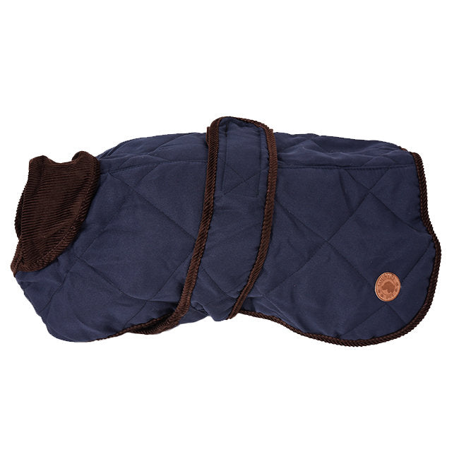 Product Image of Navy Country Pet quilted dog coat