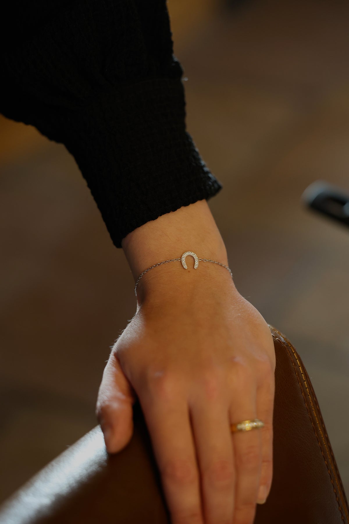 Dazzle Jennie Horseshoe Bling Bracelet