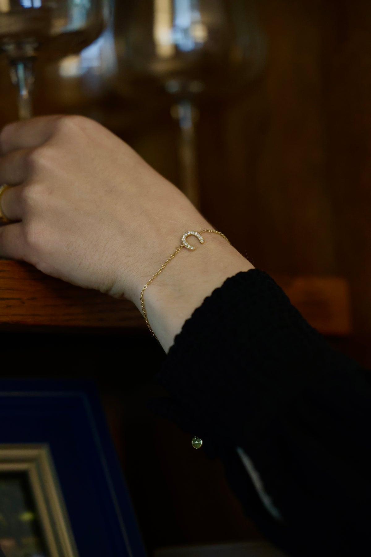 Dazzle Jennie Horseshoe Bling Bracelet